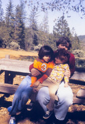 Richard Cole with father and brother