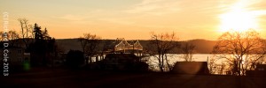 Sunset Over the Tappanzee Sunset Over the Tappanzee by Richard D. Cole